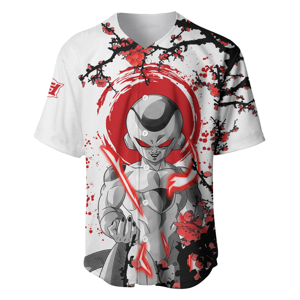 Frieza Japan Style Anime Baseball Jersey Frieza Japan Style Anime Baseball Jersey