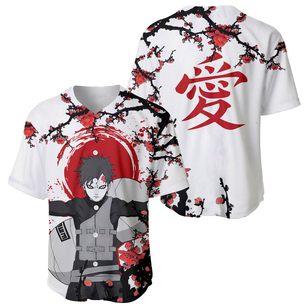 Gaara Japan Style Anime Baseball Jersey Gaara Japan Style Anime Baseball Jersey