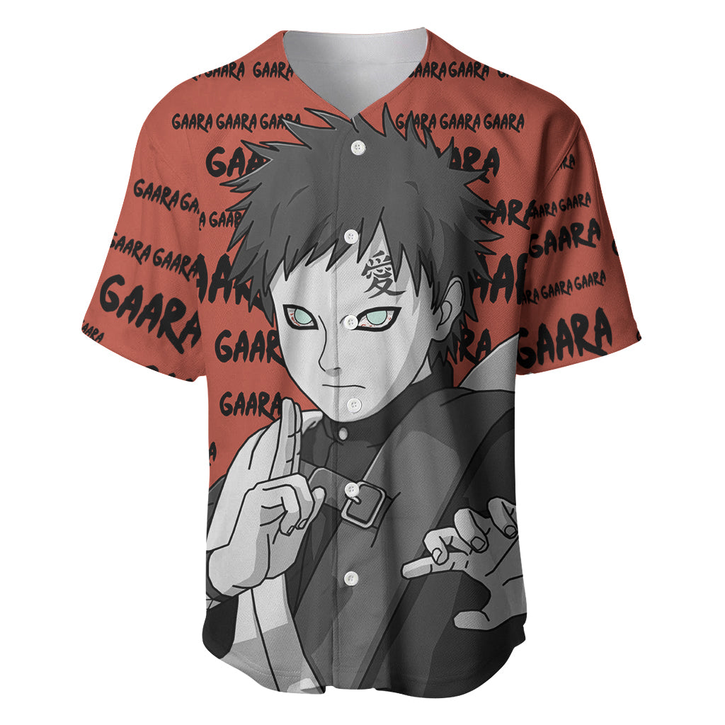 Gaara Style Manga Baseball Jersey Gaara Style Manga Baseball Jersey