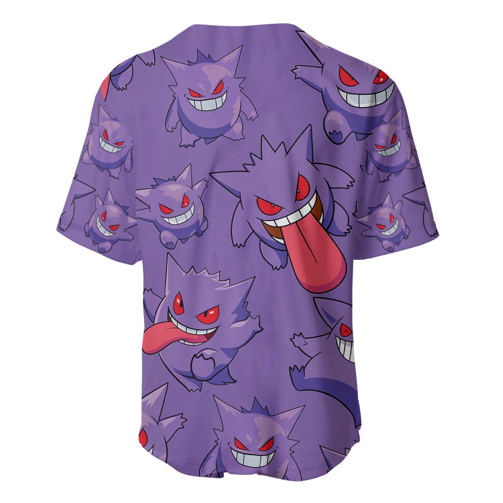 Gengar Clothes Baseball Jersey Gengar Clothes Baseball Jersey