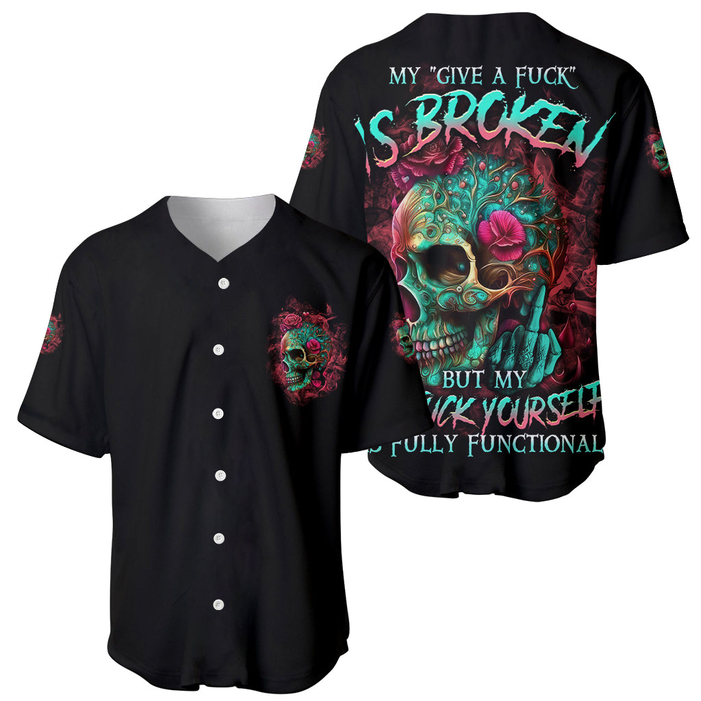 Give Me A F Is Broken But Baseball Jersey Give Me A F Is Broken But Baseball Jersey
