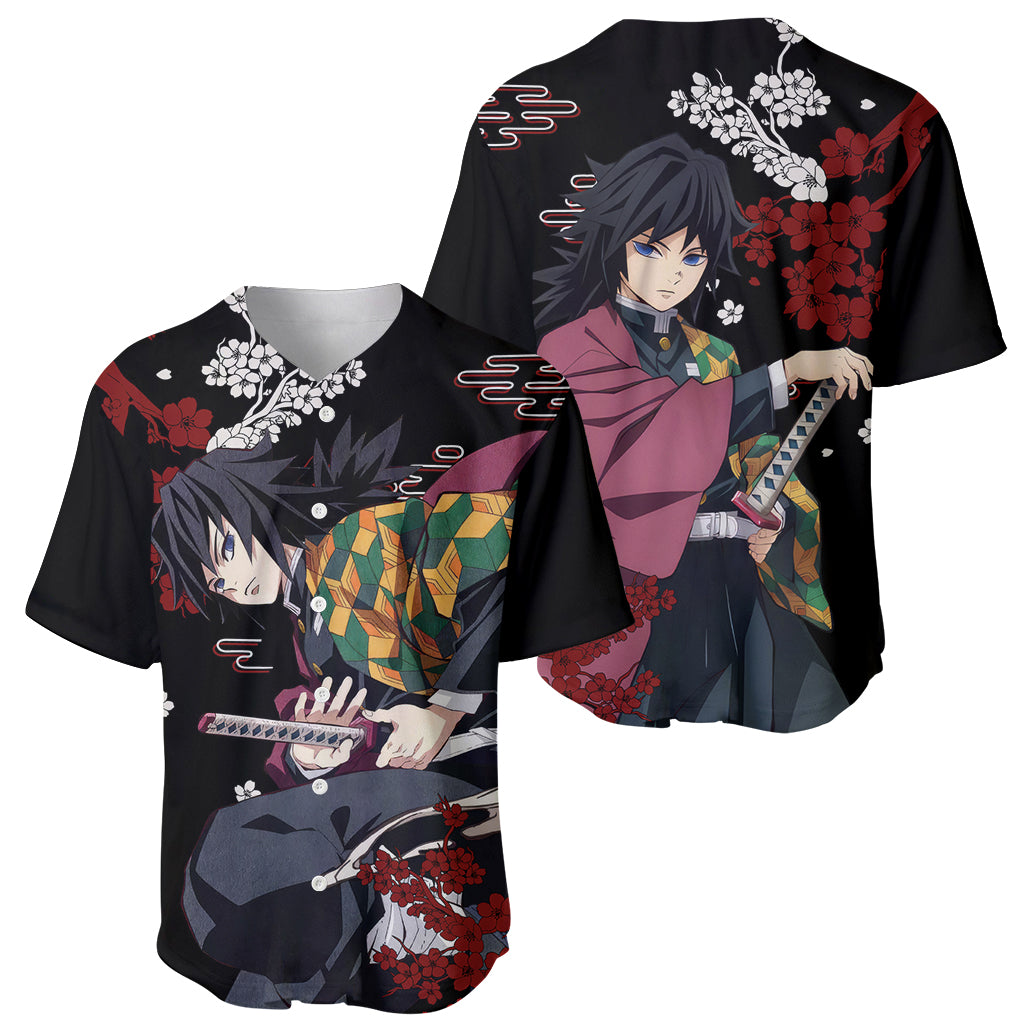 Giyu Tomioka Baseball Jersey Giyu Tomioka Baseball Jersey