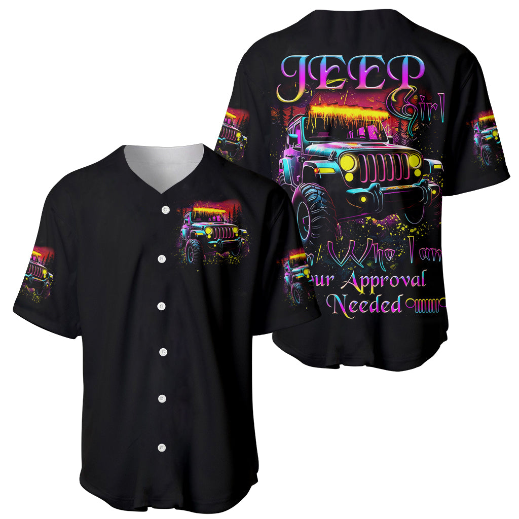 Glowing Jeep Jeep Girl Iam Who Iam Baseball Jersey Glowing Jeep Jeep Girl Iam Who Iam Baseball Jersey