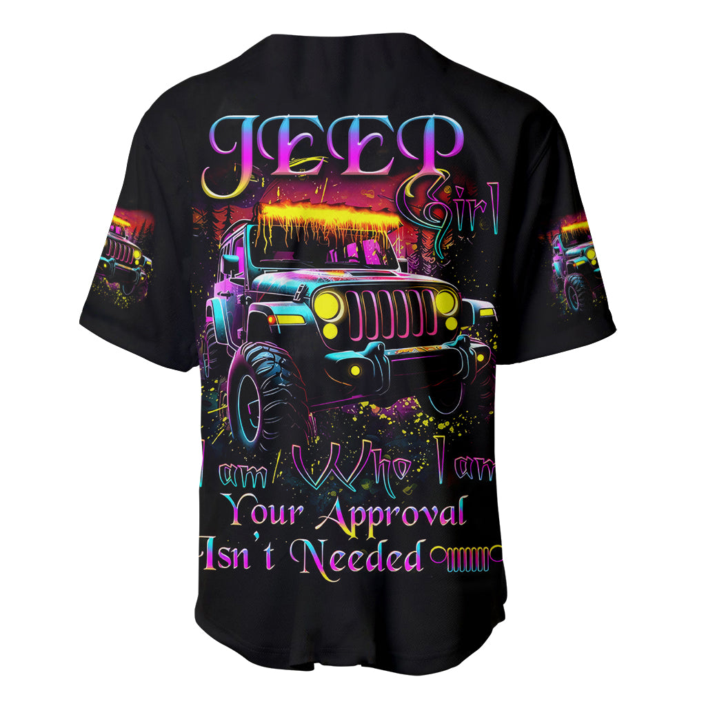 Glowing Jeep Jeep Girl Iam Who Iam Baseball Jersey Glowing Jeep Jeep Girl Iam Who Iam Baseball Jersey