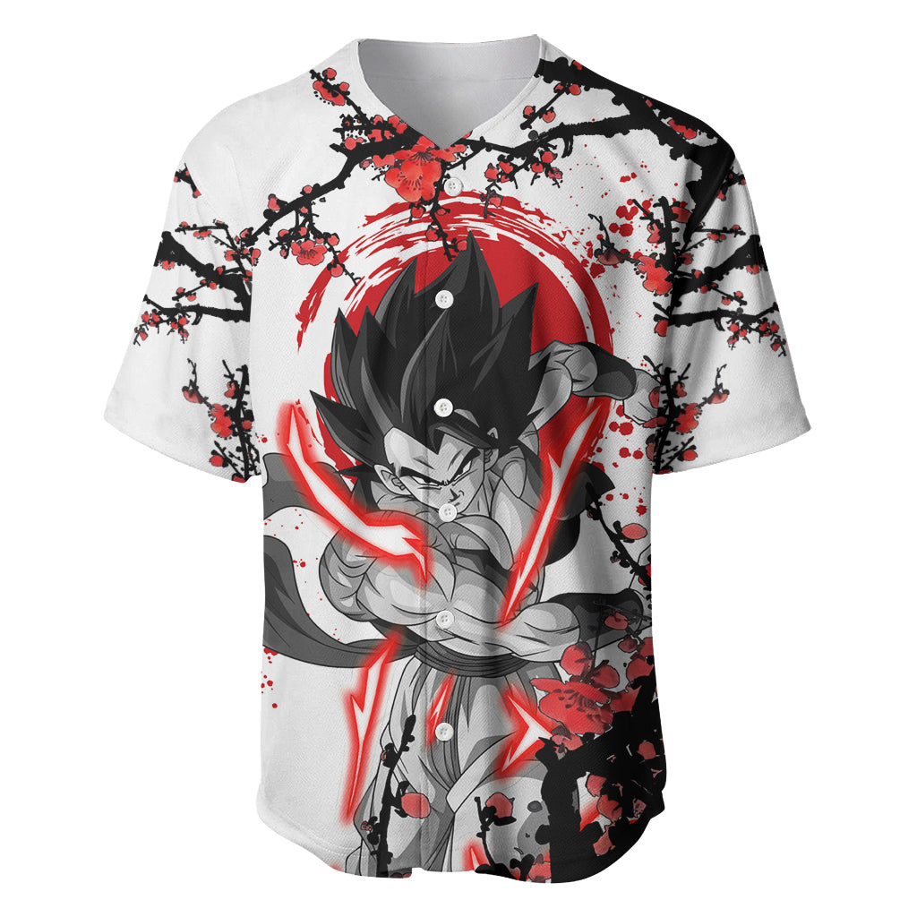 Gogeta Japan Style Anime Baseball Jersey Gogeta Japan Style Anime Baseball Jersey