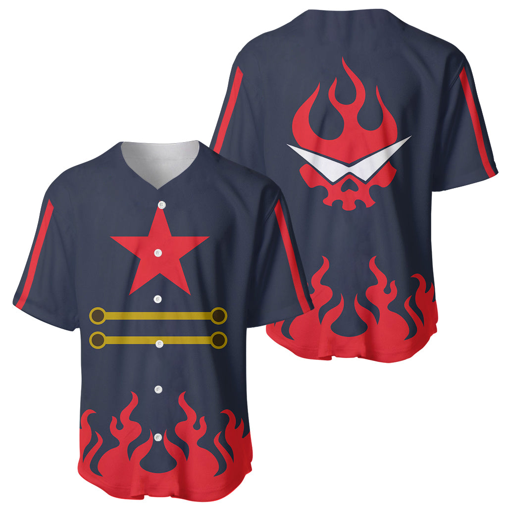 Gurren Lagann Simon Baseball Jersey Gurren Lagann Simon Baseball Jersey