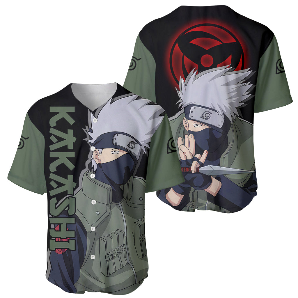 Hatake Kakashi Sharingan Eyes Baseball Jersey Hatake Kakashi Sharingan Eyes Baseball Jersey