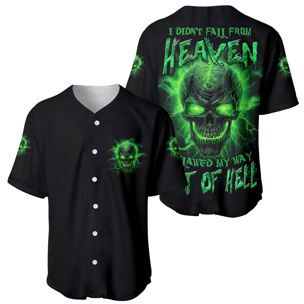 Heaven Dont Want Me Mad Skull Baseball Jersey Heaven Dont Want Me Mad Skull Baseball Jersey