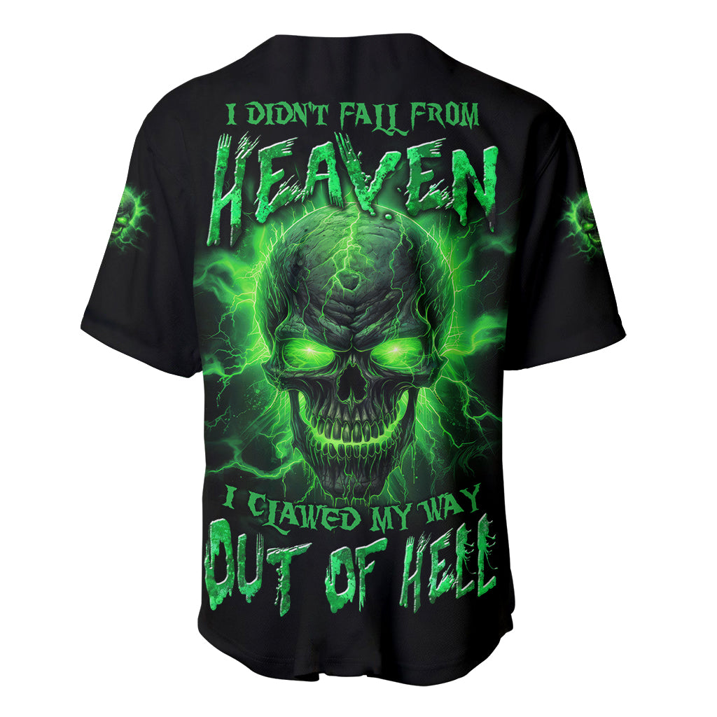 Heaven Dont Want Me Mad Skull Baseball Jersey Heaven Dont Want Me Mad Skull Baseball Jersey
