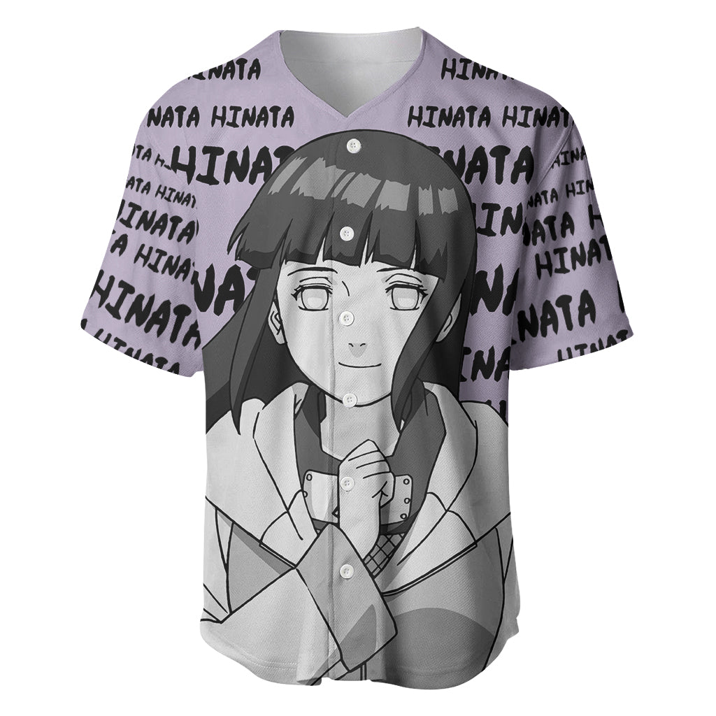 Hinata Hyuga Style Manga Baseball Jersey Hinata Hyuga Style Manga Baseball Jersey