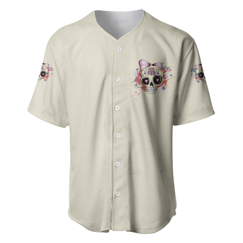 I Am A Sweet Girl Skull Baseball Jersey I Am A Sweet Girl Skull Baseball Jersey