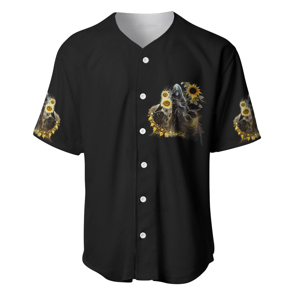 I Am The Storm Reaper Sunflower Roses_1 Baseball Jersey I Am The Storm Reaper Sunflower Roses_1 Baseball Jersey