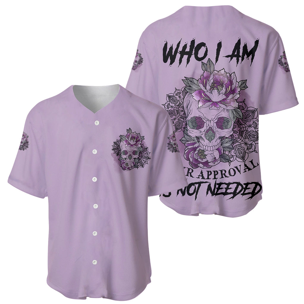 I Am Who I Am Skull Baseball Jersey I Am Who I Am Skull Baseball Jersey