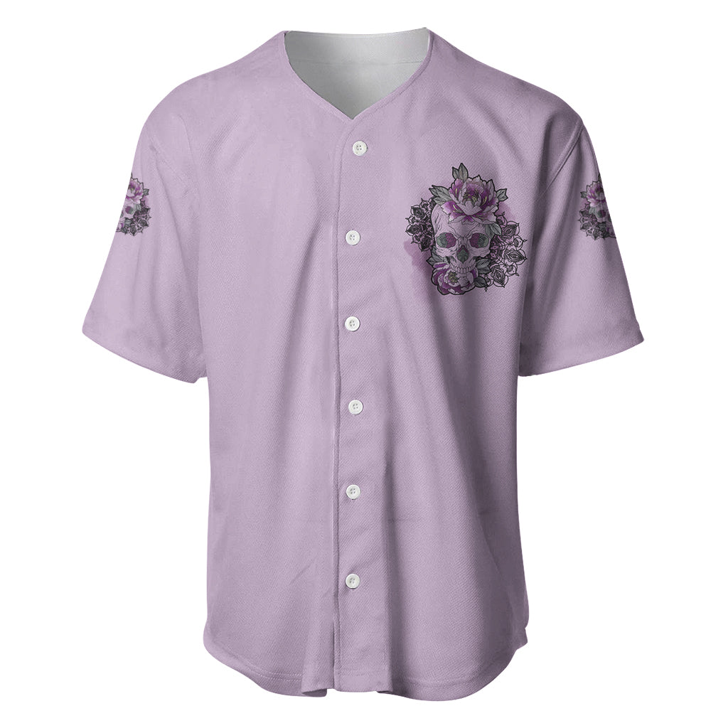I Am Who I Am Skull Baseball Jersey I Am Who I Am Skull Baseball Jersey