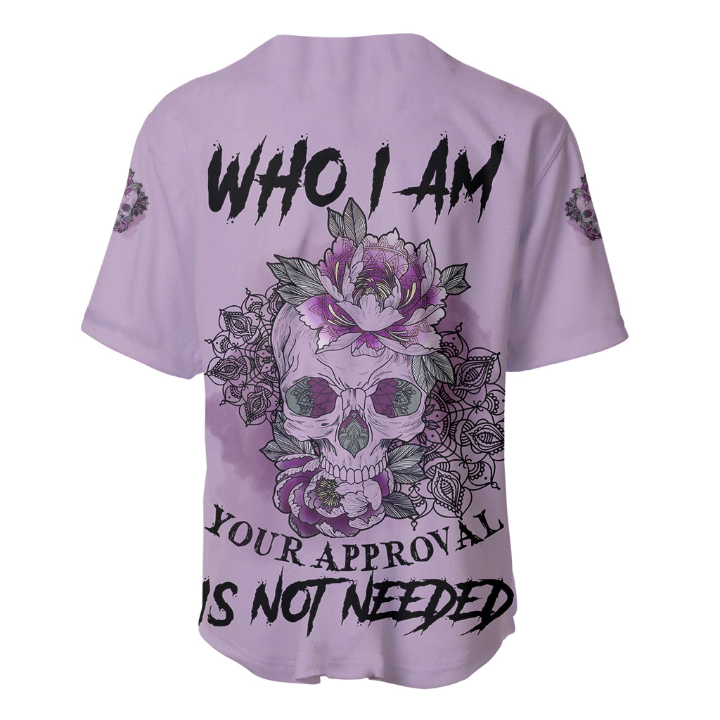 I Am Who I Am Skull Baseball Jersey I Am Who I Am Skull Baseball Jersey