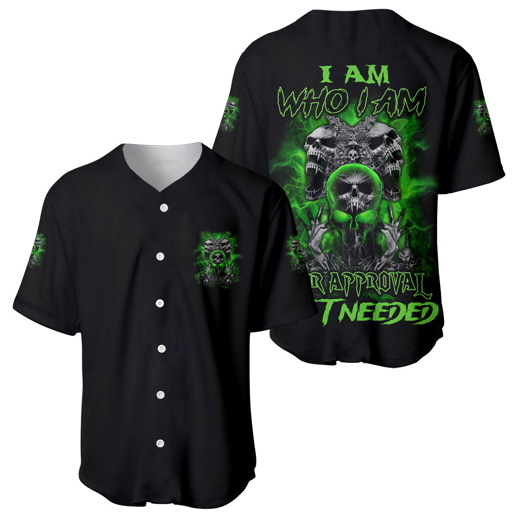 I Am Who I Am Skull_1 Baseball Jersey I Am Who I Am Skull_1 Baseball Jersey