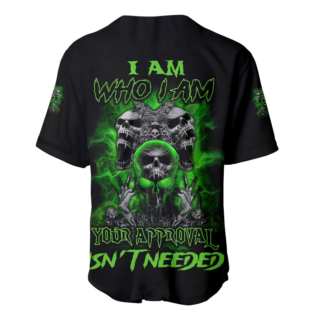 I Am Who I Am Skull_1 Baseball Jersey I Am Who I Am Skull_1 Baseball Jersey