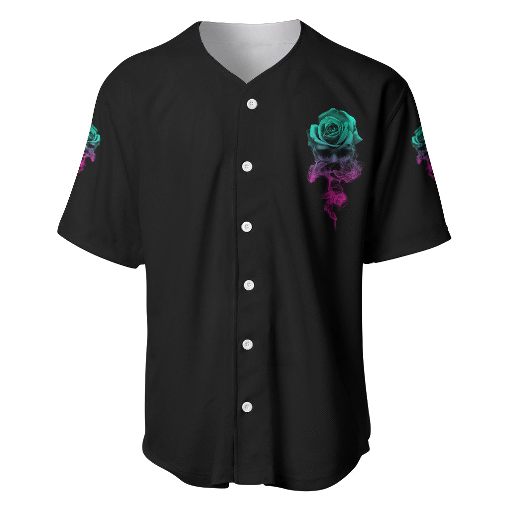 I Can Buy Myself Flowers Smoke Rose Baseball Jersey I Can Buy Myself Flowers Smoke Rose Baseball Jersey