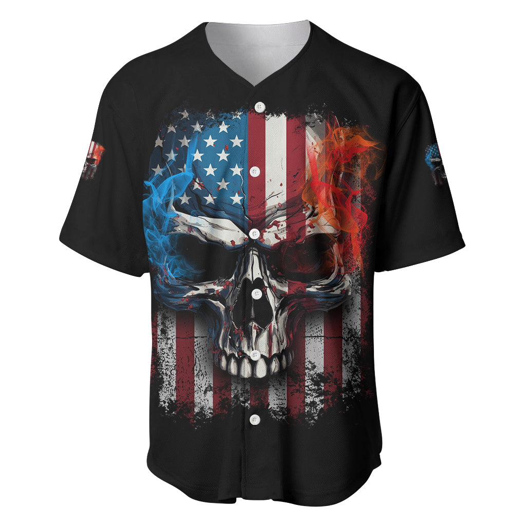 I Have Three Sides Skull Flag Baseball Jersey I Have Three Sides Skull Flag Baseball Jersey