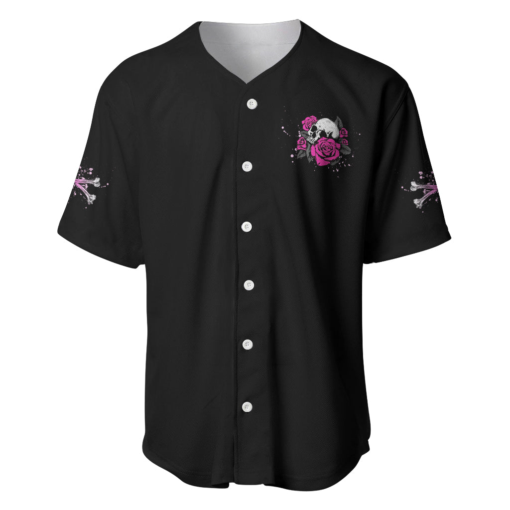 Im A B Dont Try Me Rose Baseball Jersey Im A B Dont Try Me Rose Baseball Jersey