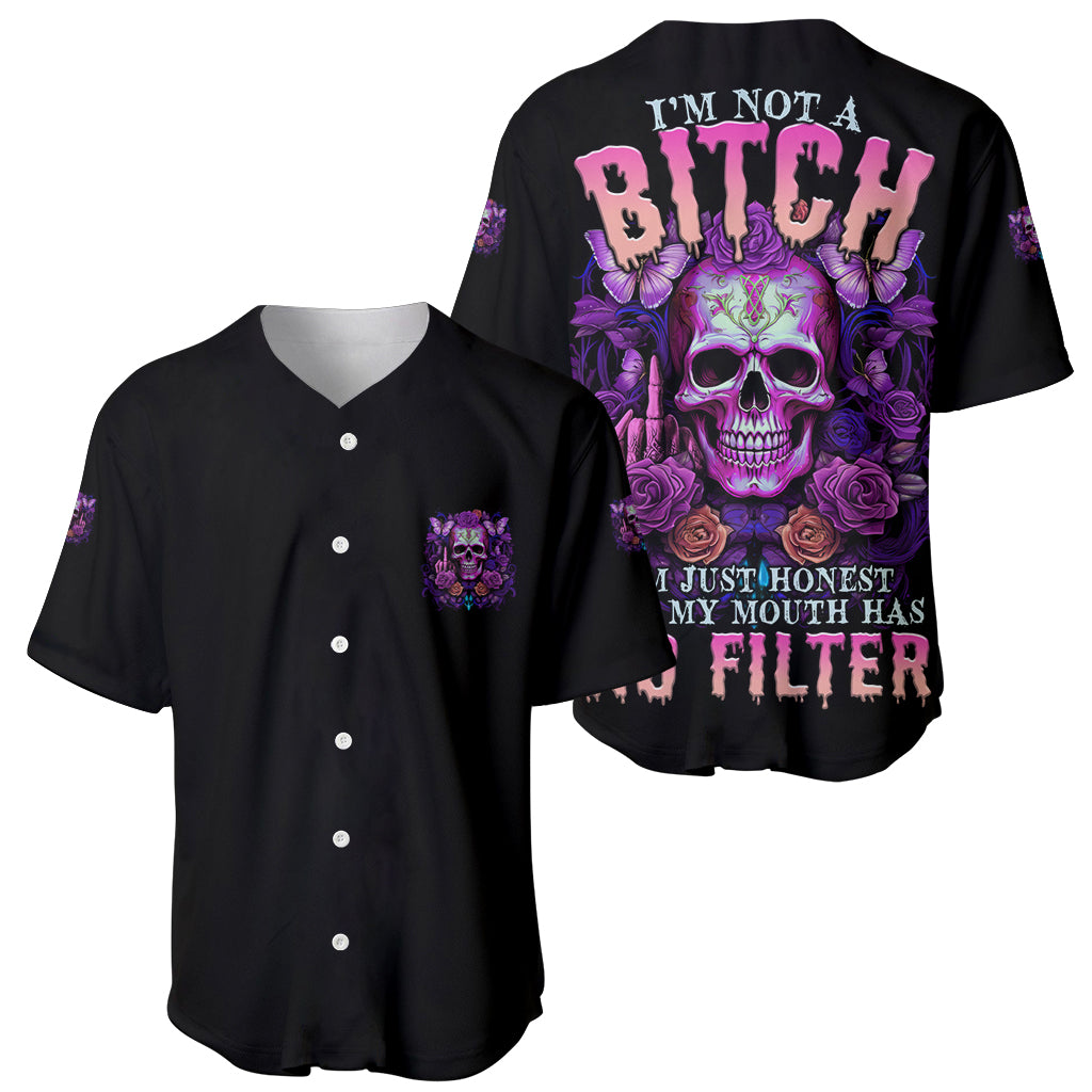 Im Not A B Im Just Honest Baseball Jersey Im Not A B Im Just Honest Baseball Jersey
