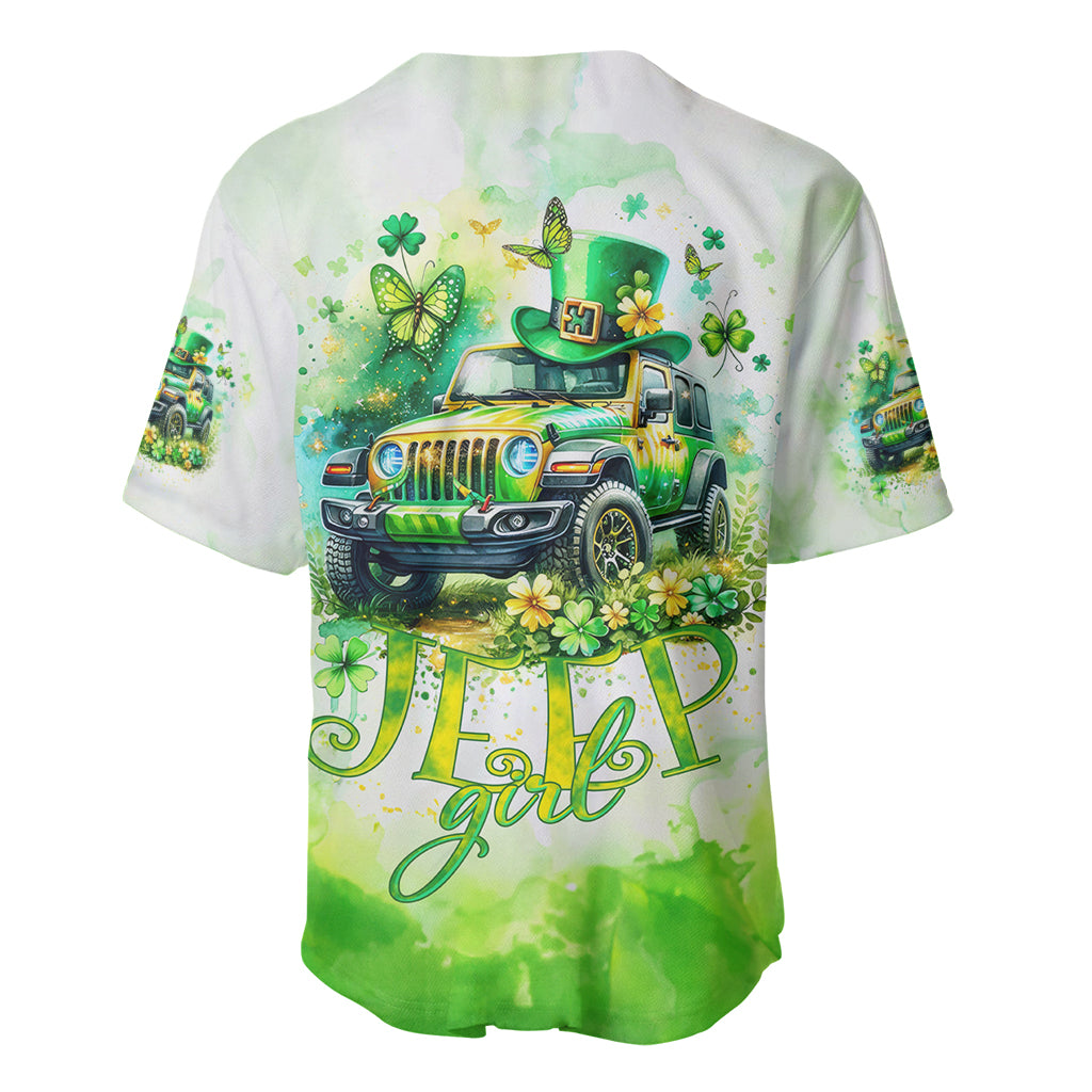 Irish Jeep Jeep Girl Baseball Jersey Irish Jeep Jeep Girl Baseball Jersey