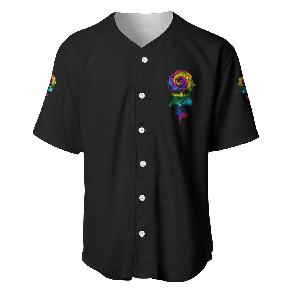 Karma Fairy Rose Smoke Skull Baseball Jersey Karma Fairy Rose Smoke Skull Baseball Jersey