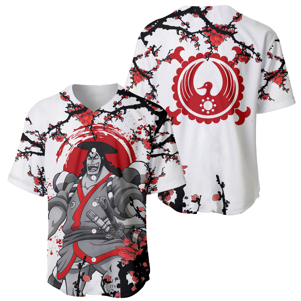 Kozuki Oden Japan Style Anime Baseball Jersey Kozuki Oden Japan Style Anime Baseball Jersey
