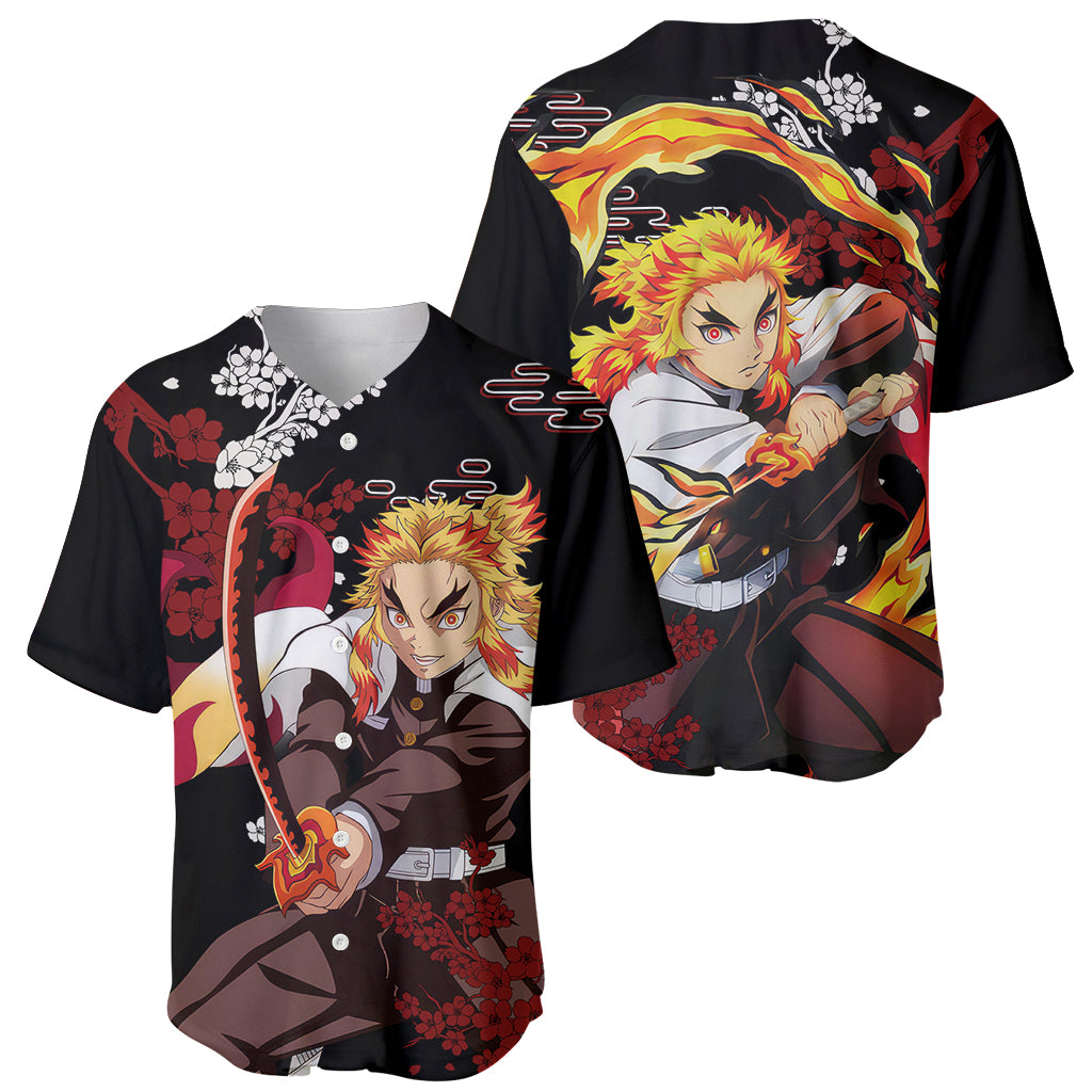 Kyojuro Rengoku Baseball Jersey Kyojuro Rengoku Baseball Jersey