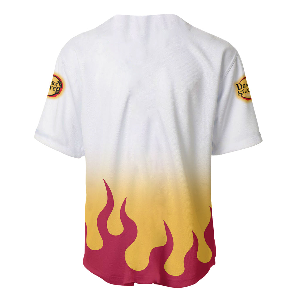 Kyojuro Rengoku Flame Hashira Anime Baseball Jersey Kyojuro Rengoku Flame Hashira Anime Baseball Jersey