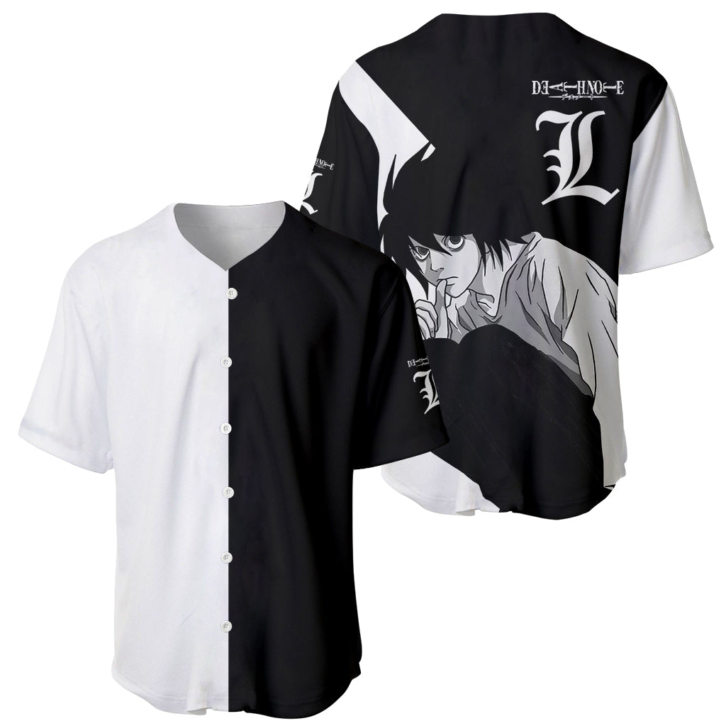 L Lawliet Baseball Jersey L Lawliet Baseball Jersey