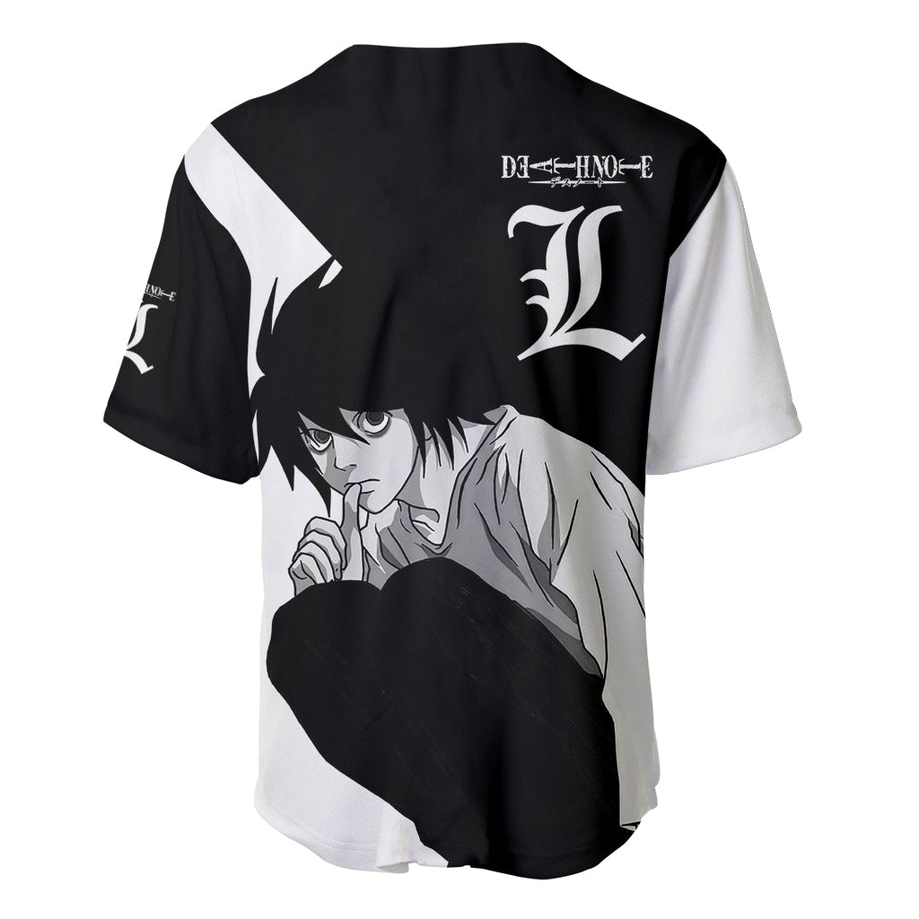 L Lawliet Baseball Jersey L Lawliet Baseball Jersey