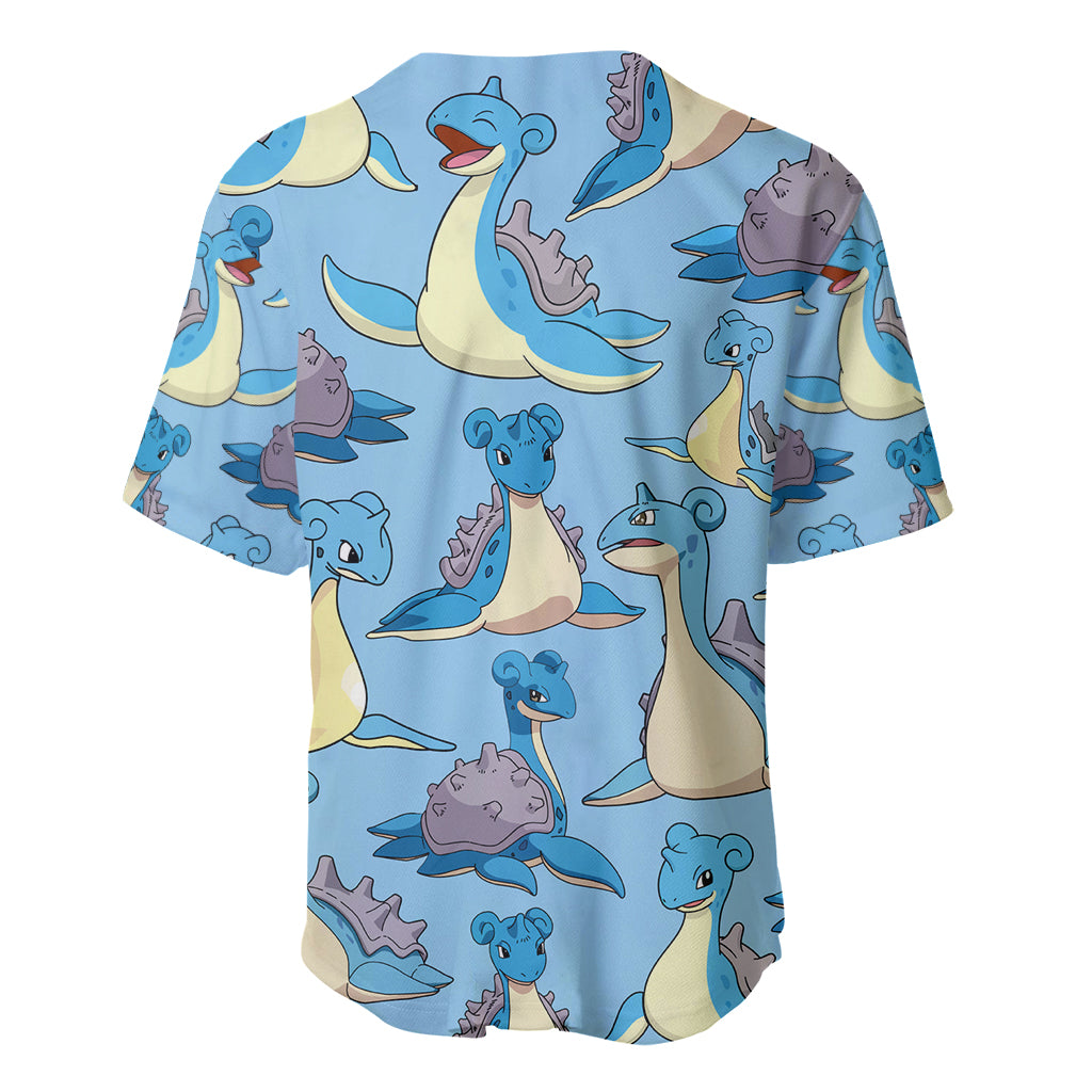 Lapras Clothes Baseball Jersey Lapras Clothes Baseball Jersey