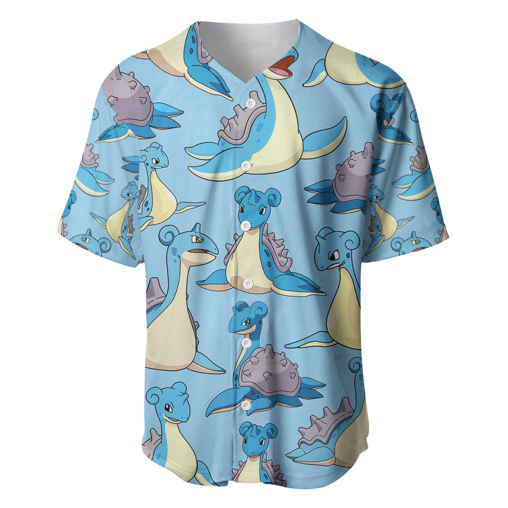 Lapras Clothes Baseball Jersey Lapras Clothes Baseball Jersey