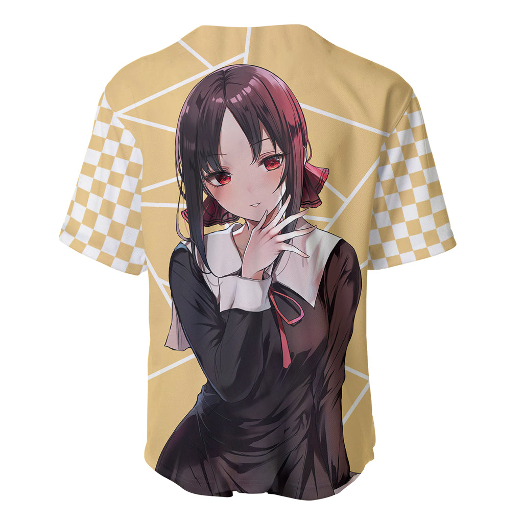 Love Is War Kaguya Shinomiya Kaguya Sama Baseball Jersey Love Is War Kaguya Shinomiya Kaguya Sama Baseball Jersey