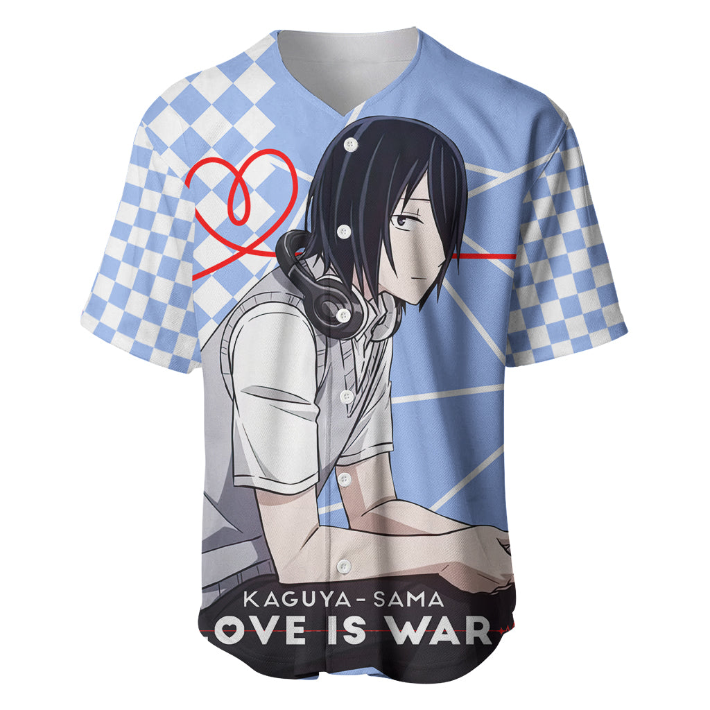 Love Is War Yuu Ishigami Kaguya Sama Baseball Jersey Love Is War Yuu Ishigami Kaguya Sama Baseball Jersey