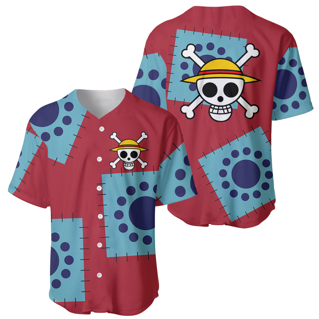 Luffy Wano Arc Baseball Jersey Luffy Wano Arc Baseball Jersey