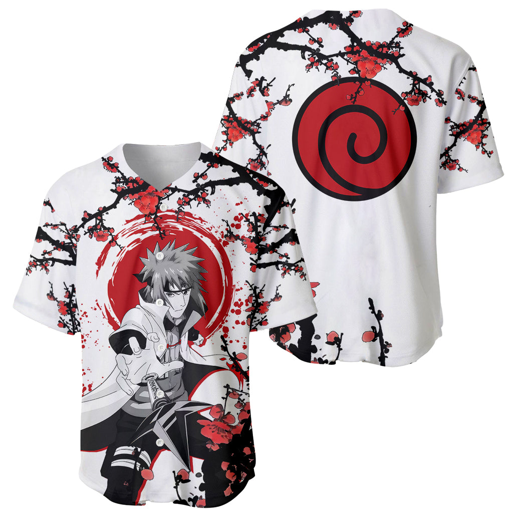 Minato Namikaze Japan Style Anime Baseball Jersey Minato Namikaze Japan Style Anime Baseball Jersey