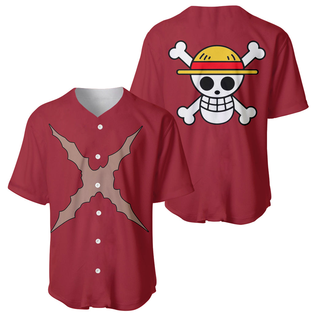 Monkey D Luffy One Piece Baseball Jersey Monkey D Luffy One Piece Baseball Jersey