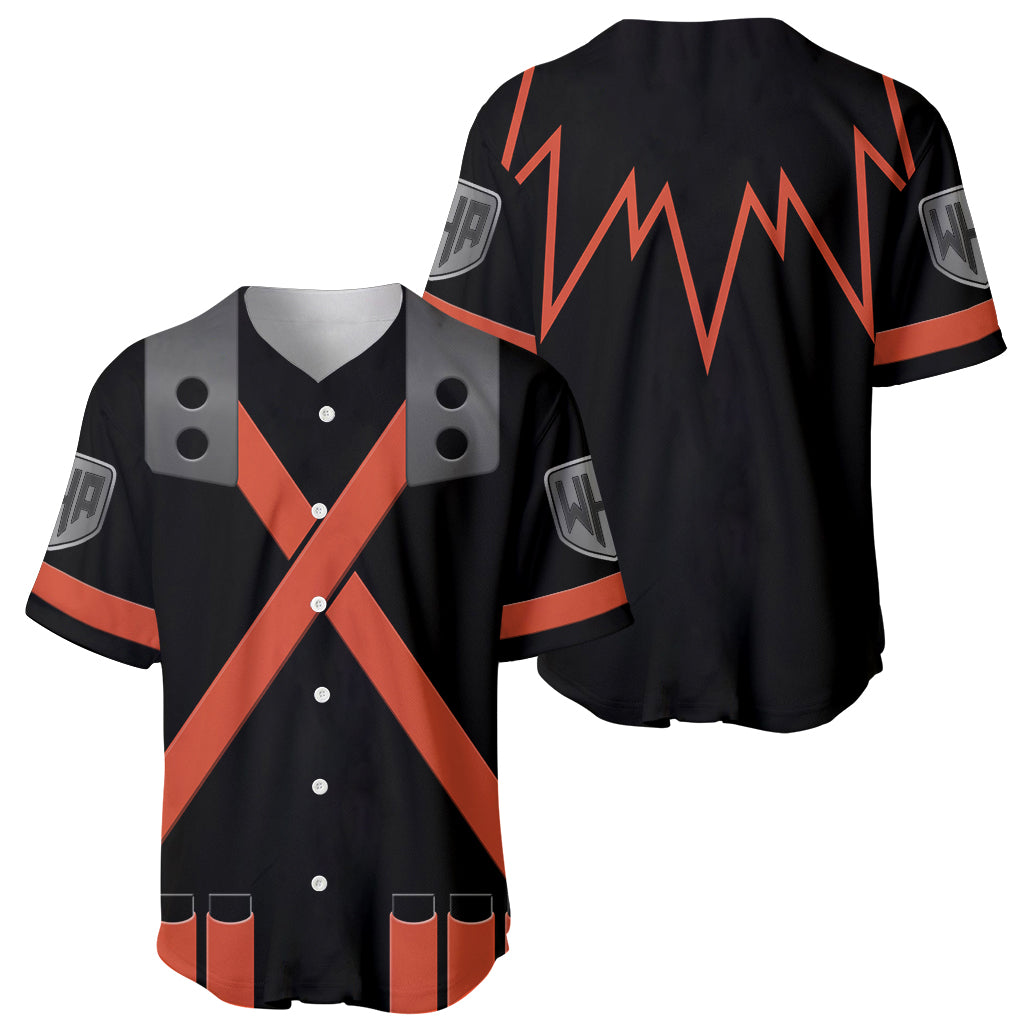 Musketeer Katsuki Bakugo Anime Baseball Jersey Musketeer Katsuki Bakugo Anime Baseball Jersey