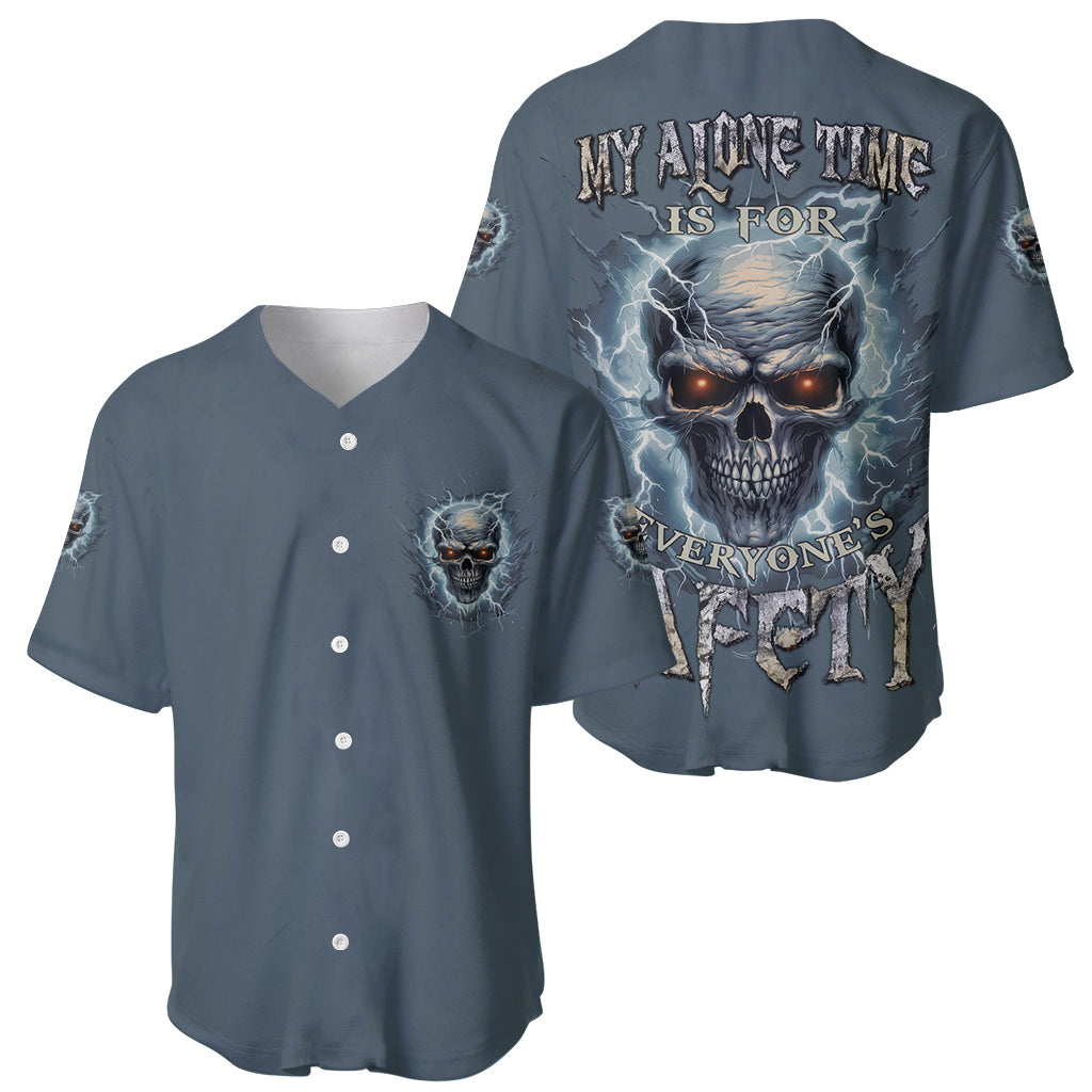 My Alone Time Is For Everyones Safety_1 Baseball Jersey My Alone Time Is For Everyones Safety_1 Baseball Jersey