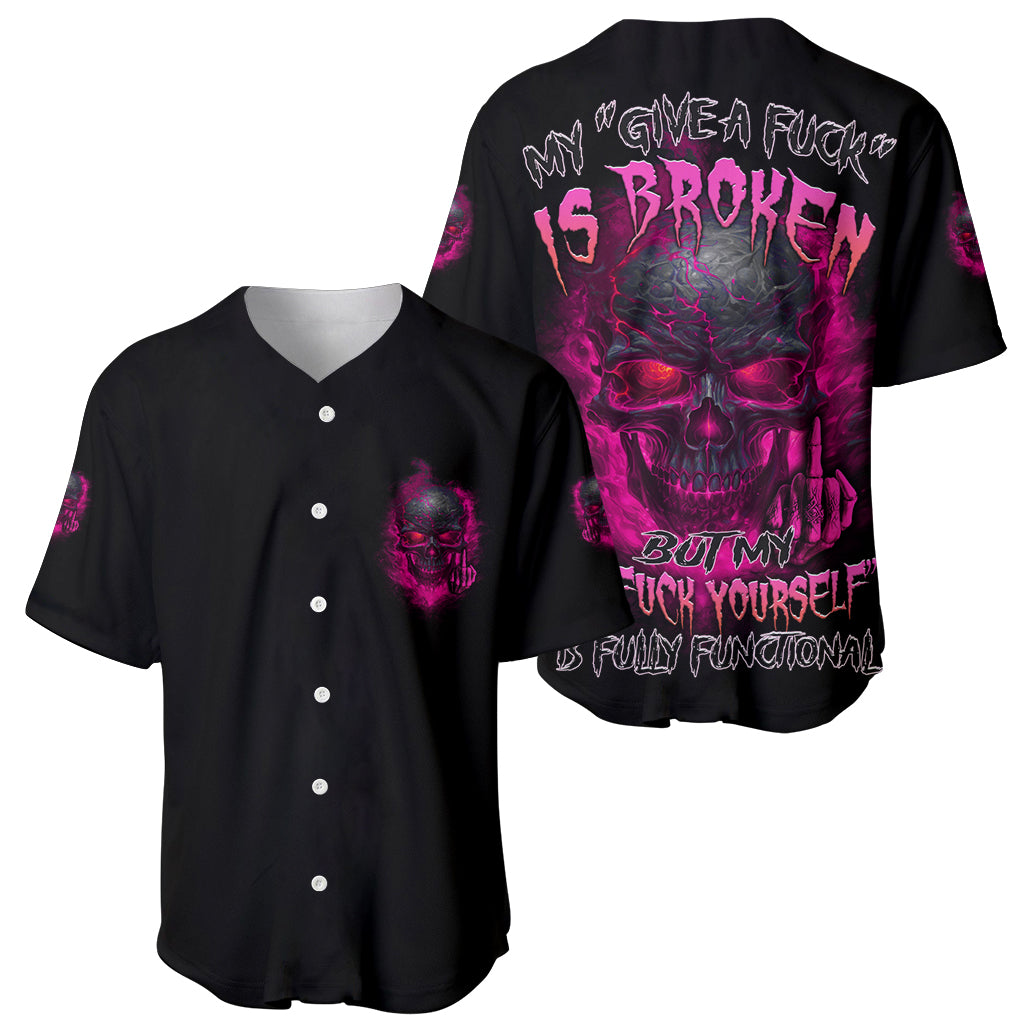 My Give A F Is Broken_1 Baseball Jersey My Give A F Is Broken_1 Baseball Jersey
