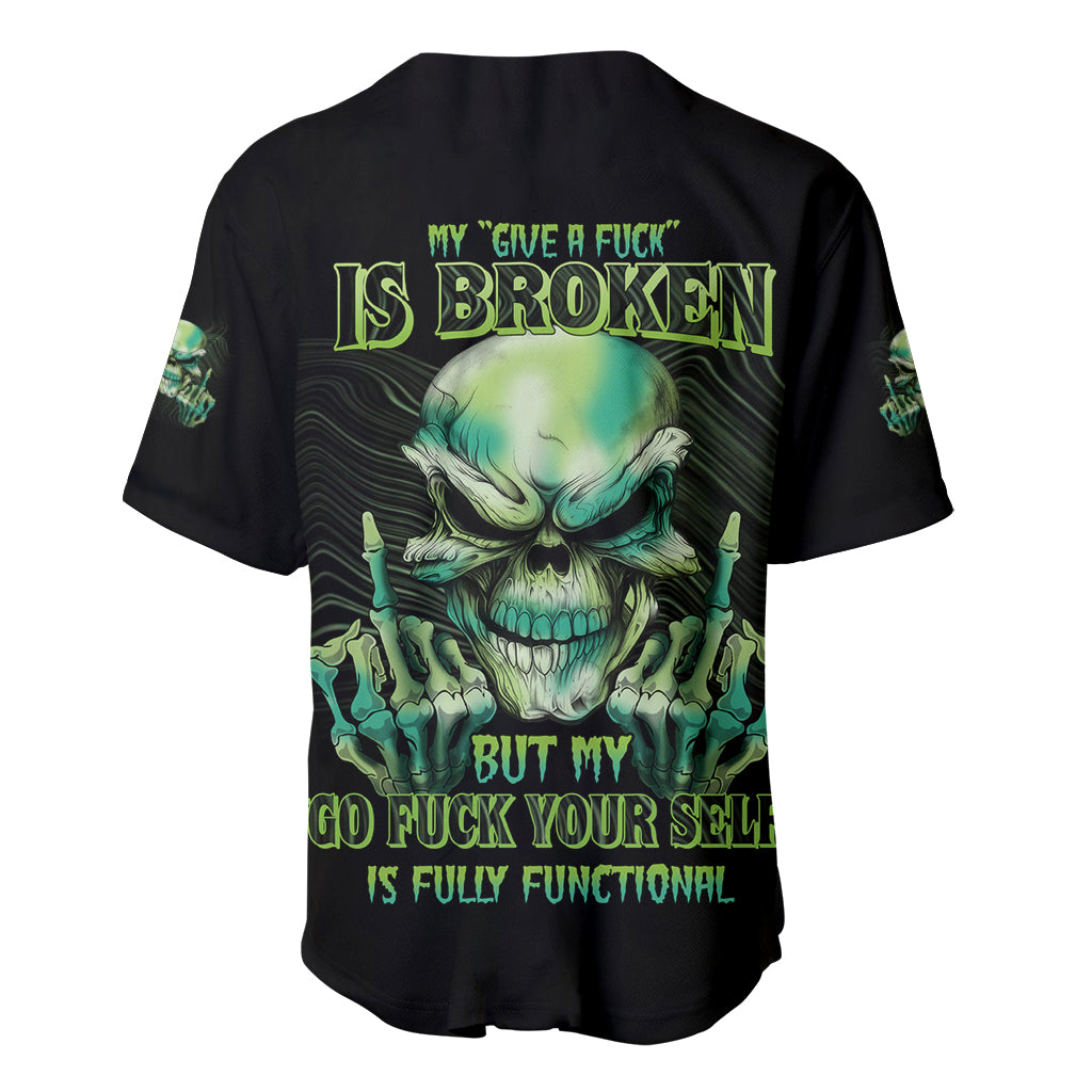 My Give A F Madly Skull Baseball Jersey My Give A F Madly Skull Baseball Jersey