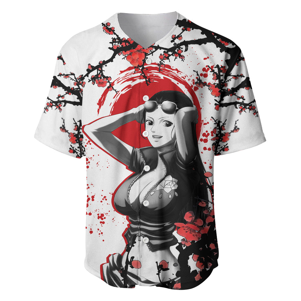 Nico Robin Japan Style Anime Baseball Jersey Nico Robin Japan Style Anime Baseball Jersey