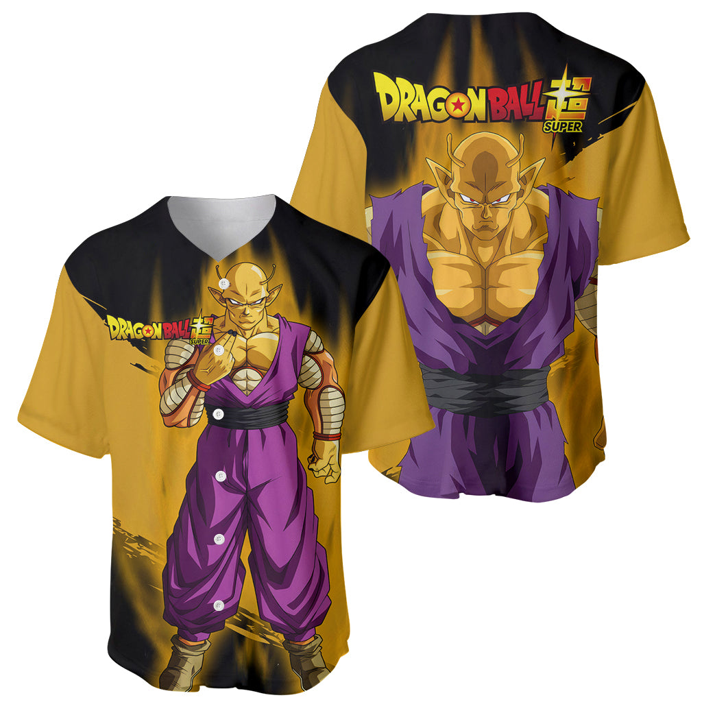 Orange Piccolo Super Anime Baseball Jersey Orange Piccolo Super Anime Baseball Jersey