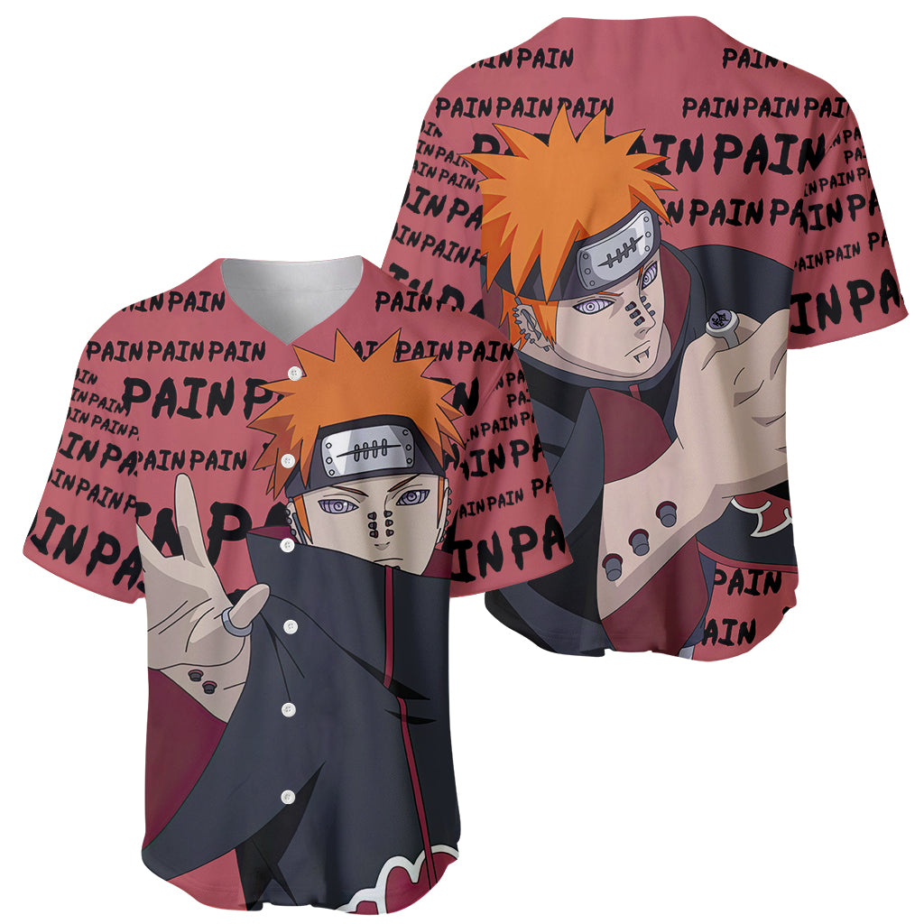 Pain Style Manga Baseball Jersey Pain Style Manga Baseball Jersey