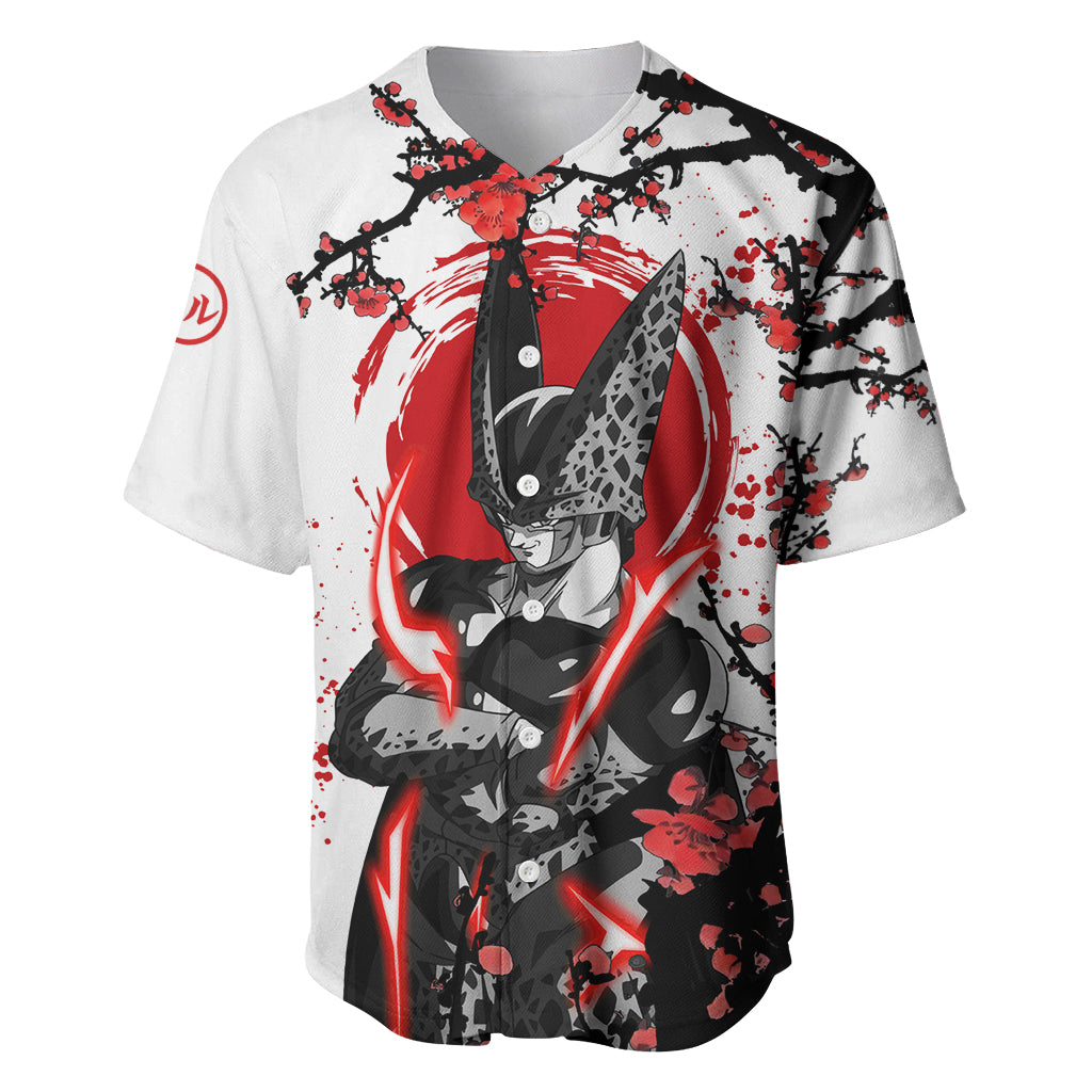 Perfect Cell Style Anime Baseball Jersey Perfect Cell Style Anime Baseball Jersey