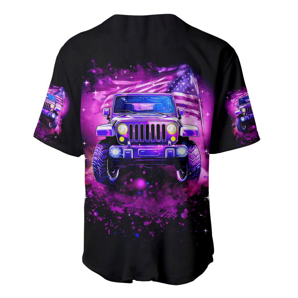 Pink Jeep Pink Jeep American Flag Baseball Jersey Pink Jeep Pink Jeep American Flag Baseball Jersey