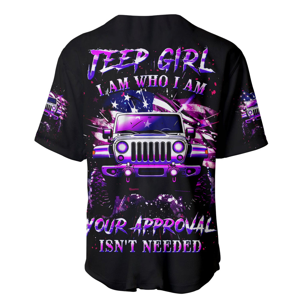 Purple Jeep Jeep Girl Iam Who Iam Baseball Jersey Purple Jeep Jeep Girl Iam Who Iam Baseball Jersey