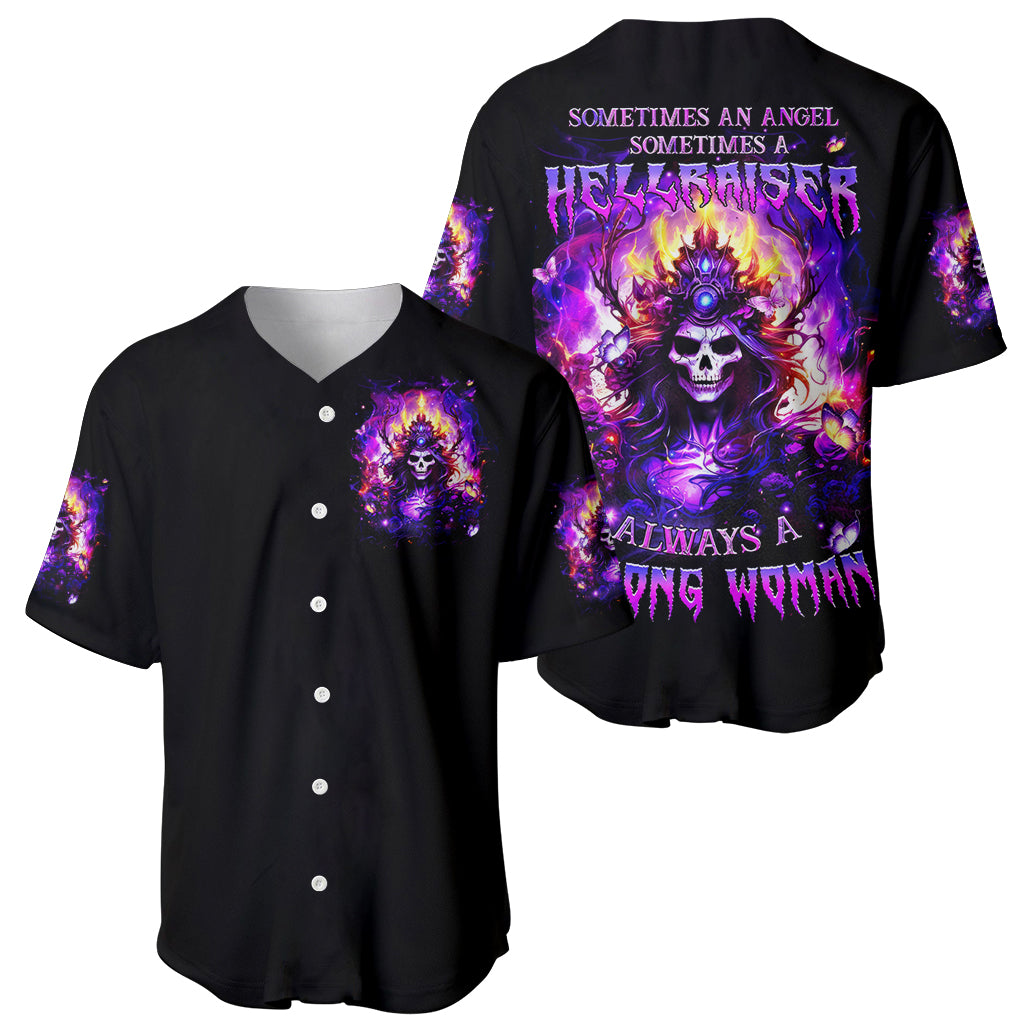 Queen Skull Sometimes An Angel Somethimes Hellraiser Baseball Jersey Queen Skull Sometimes An Angel Somethimes Hellraiser Baseball Jersey